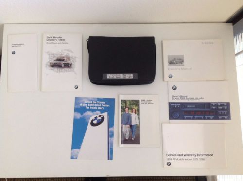 1999 bmw owner&#039;s manual 3 series, 318i,318is,323i,323is,328i,328is