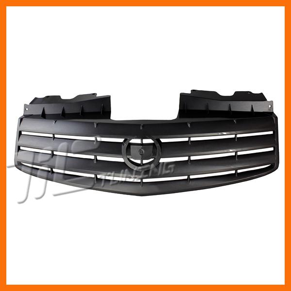 Front grille grill plastic chrome frame black body insert 2003-2007 cadillac cts