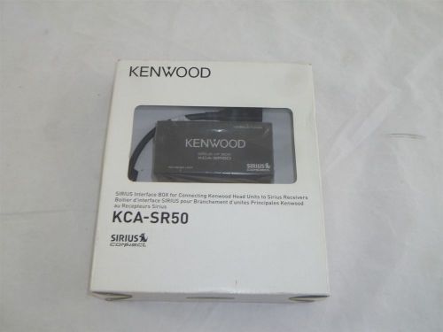 Kenwood kca-sr50 sirius interface box for connecting kenwood head units new