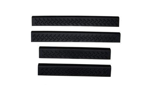 Auto ventshade 91114 stepshield door sill protector set fits 04-08 f-150