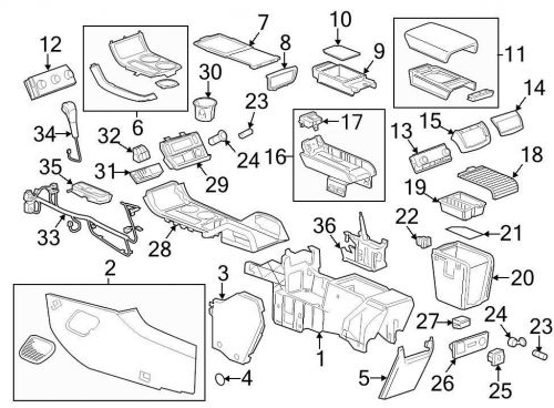 Brand new genuine gm oem 12 volt accessory power outlet #20901482