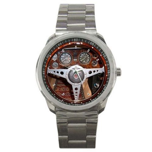 New   mgb roadster convertible steering wheel sport meta wristwatches