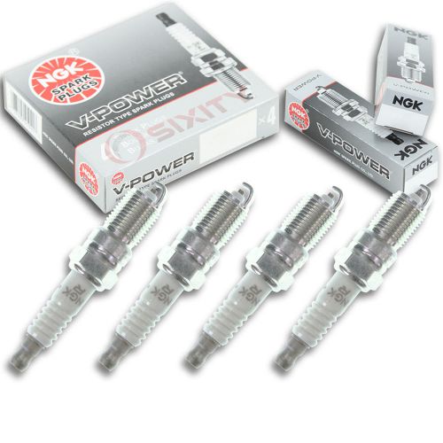 4pcs volvo penta 5.7l gxi ngk v-power spark plugs stern drive duoprop kit zg