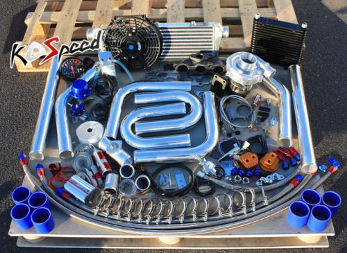 Honda k20 ep3 dc5 t3 stage 2 t04e turbocharger turbo kit upgrade diy fmic piping