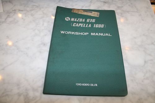 1972 1973 mazda 616 capella 1600 factory work shop repair manual rx-3 rx-7 rx-8