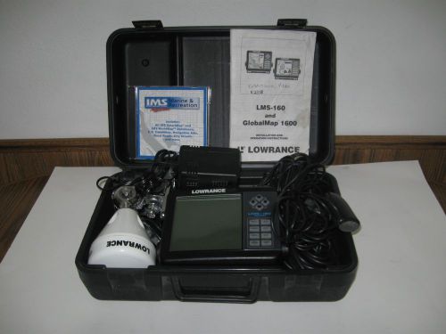 Lowrance lms-160 gps and global map 1600  fish finder