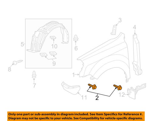 Honda oem-fender bolt 90108s0a003