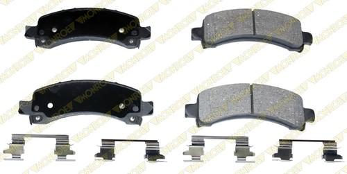 Monroe gx974 brake pad or shoe, rear-monroe prosolution ceramic brake pad