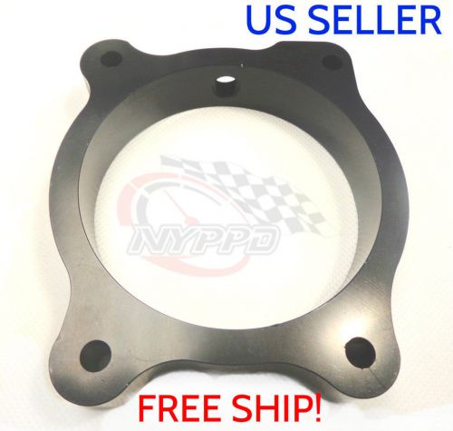 Nyppd throttle body spacer: hyundai genesis v6 2010 2011 2012 | black anodized