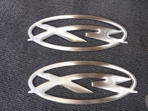 Ford falcon fg xr6 xr8 grille and boot badges to 2014 - plain stainless