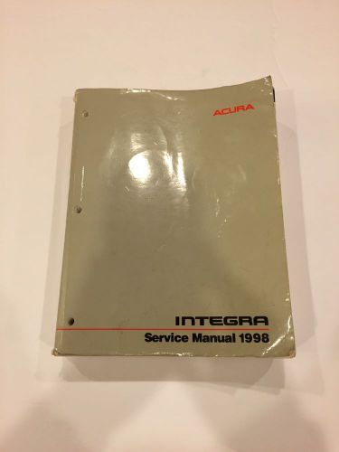 Acura integra 1998 service manual