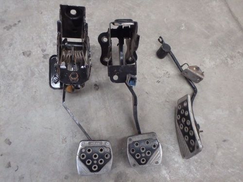 Nissan s14 200sx manual clutch brake pedal set + razo covers