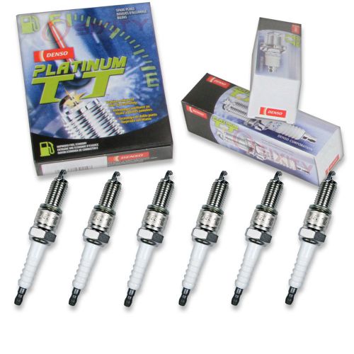 6 pcs denso platinum tt spark plugs 1962 jeep tornado 3.8l l6 kit set tune u te