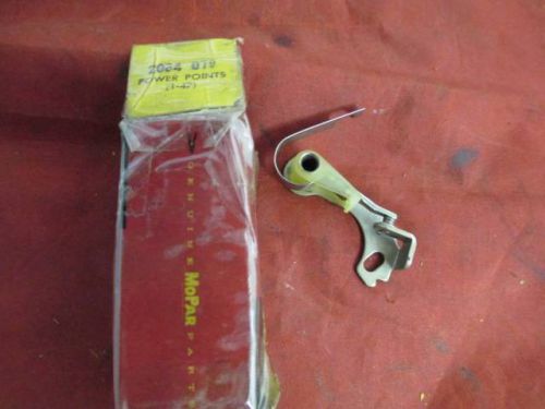 Breaker points single fits 57-60 plymouth dodge 8 cylinder nos mopar 2084078