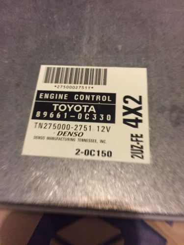 !!look!! ecu computer toyota tundra 2001 01 2002 02 4x2 8 cylinder 89661-0c330