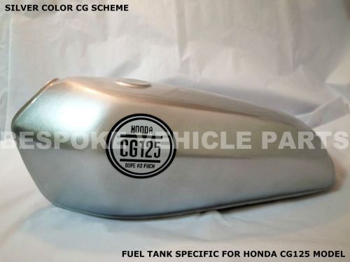 Honda gas fuel tank cg125 cg 250 w petcock &amp; pair grips cgc8 cafe racer