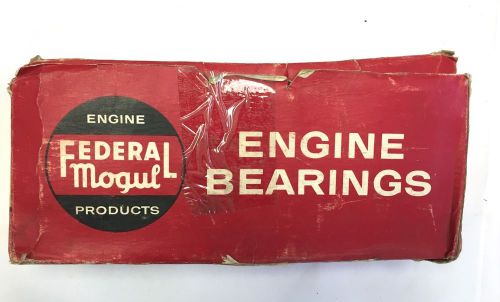 Federal mogul engine main bearing set 1952-1956 plymouth dodge desoto v8, .002