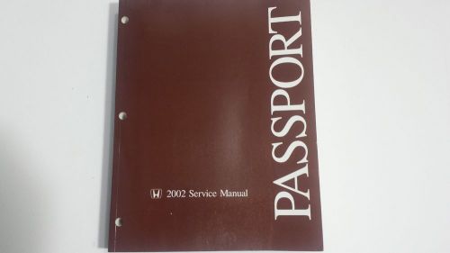 2002 honda passport service manual