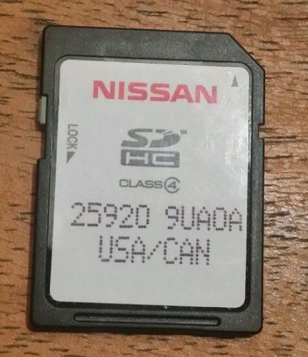 Genuine nissan 2016 murano sd navi card 25920 9ua0a latest update