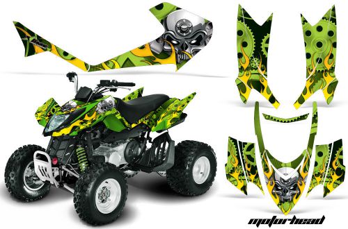 Arctic cat amr racing graphics sticker kits atv dvx 400/300 decals dvx400 mh grn