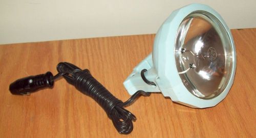 Vintage light blue plastic cigarette lighter trouble spot light