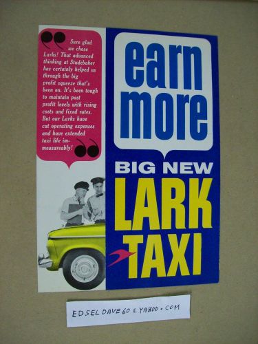 1963 studebaker lark taxi brochure