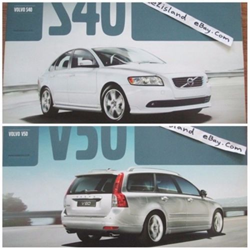 Volvo s40 v50 car dealer sales brochure catalog,showroom book 28 pages thai text