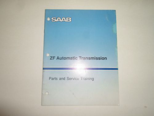 1990 saab zf automatic transmission parts &amp; service training manual water damage