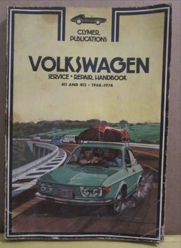 Volkswagen   411  and  412  models   1968-1974     repair  manual