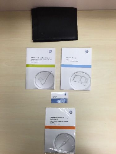 2015 vw volkswagen golf owner owner&#039;s manual with case oem