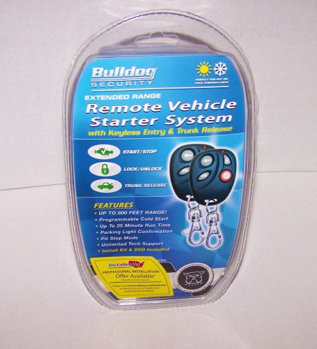 Bulldog security rs1200 remote starter with keyless entry new
