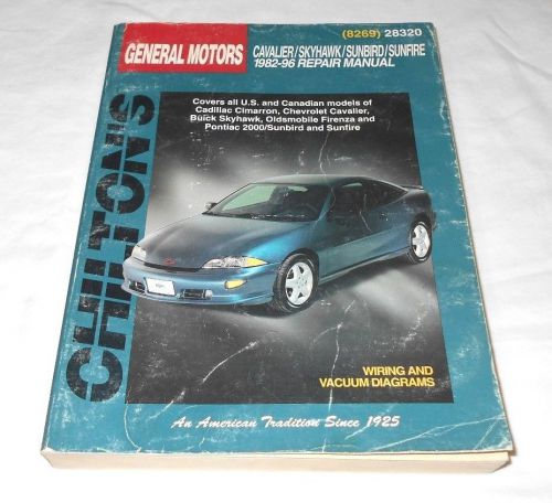 1982-1996 general motors automotive repair manual - chilton&#039;s # (8269) 28320,,