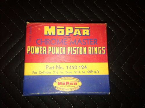 Vintage nos mopar plymouth dodge power punch piston rings 1450124