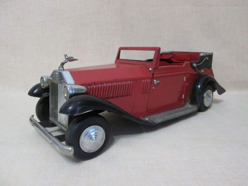 Old vintage rolls royce steel display toy