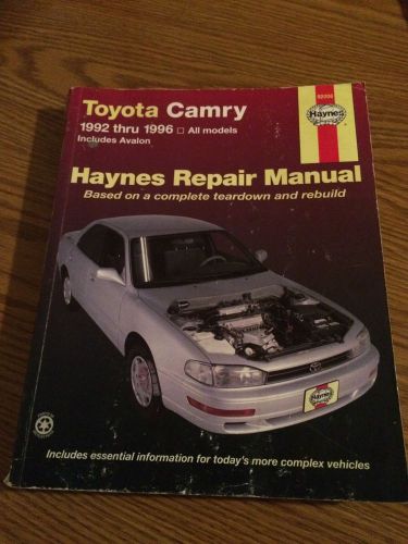 92-96 toyota camry repair manuel free shipping!!!