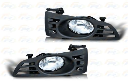 Fog lamp 03-05 honda accord 2 door clear fog light lamp with oem switch