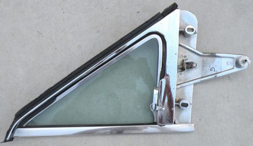 Thunderbird wing vent window glass driver left side 61-63 1961-1963 ford oem