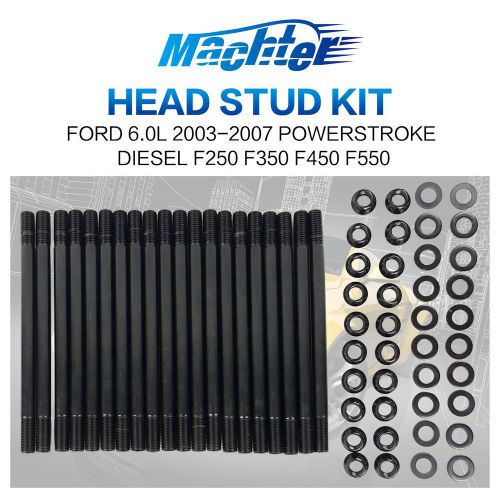 2003-2007 ford f250 f350 f450 f550 6.0l powerstroke diesel head stud kit 2504202