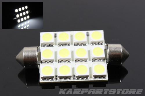 42mm 5050 12 smd map interior white led festoon bulb dome light 12844 de4410