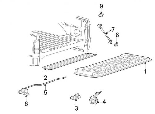 Ford oem tailgate striker plate 4l3z99404a42aa image 9