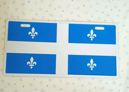 Quebec flag license plate