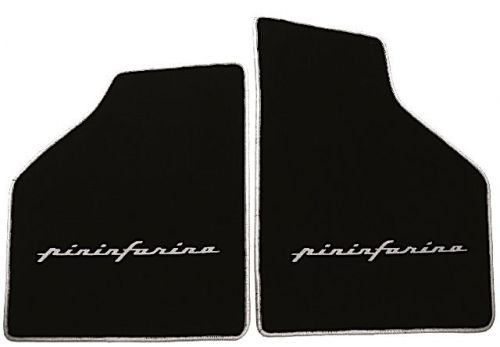 Black/silver pf mat set for lancia beta montecarlo + scorpion