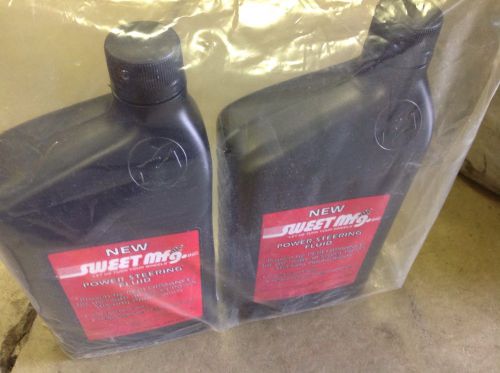 Sweet power steering fluid 2 bottles nascar racing race car