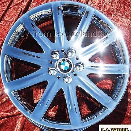 Exchange set of 4 new chrome 19" bmw 745i 745li 750i 750li oem wheels rims 59396