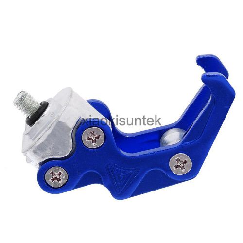 Blue motorcycle universal handlebar luggage helmet hanger hook new