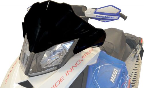 Powermadd 13413 windshield 12in. black 12in. - black