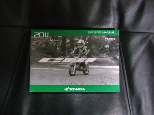 Honda owners manual 2011 crf50f crf 50f