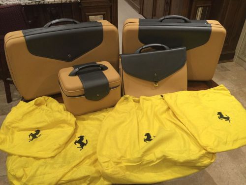 Ferrari 575m maranello luggage set of 4  perfect condition! made by schedoni….