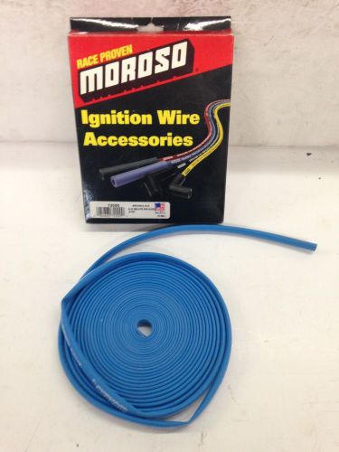 Moroso 72000 25 ft. blue insulated spark plug wire sleeve cover hei racing sbc