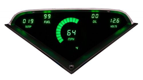 Chevy truck digital dash panel for 1955-1959 gauge gmc intellitronix green leds!